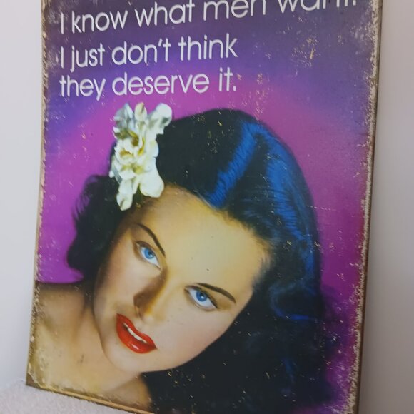 Metal Photo Print What Men Want 2014 Ephemera Inc bCreative.com Made in USA Shef - Picture 11 of 14